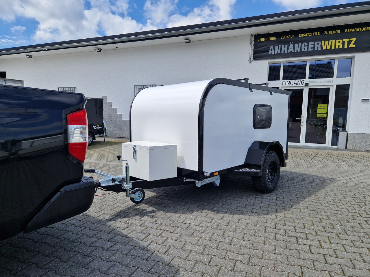 Cargo Base Camp offroad M 290x148x128cm Solar Akku 12 Volt Reeling 1350kg 100km/H - Caravan: picture 1 Cargo Base Camp offroad M 290x148x128cm Solar Akku 12 Volt Reeling 1350kg 100km/H - Caravan: picture 1