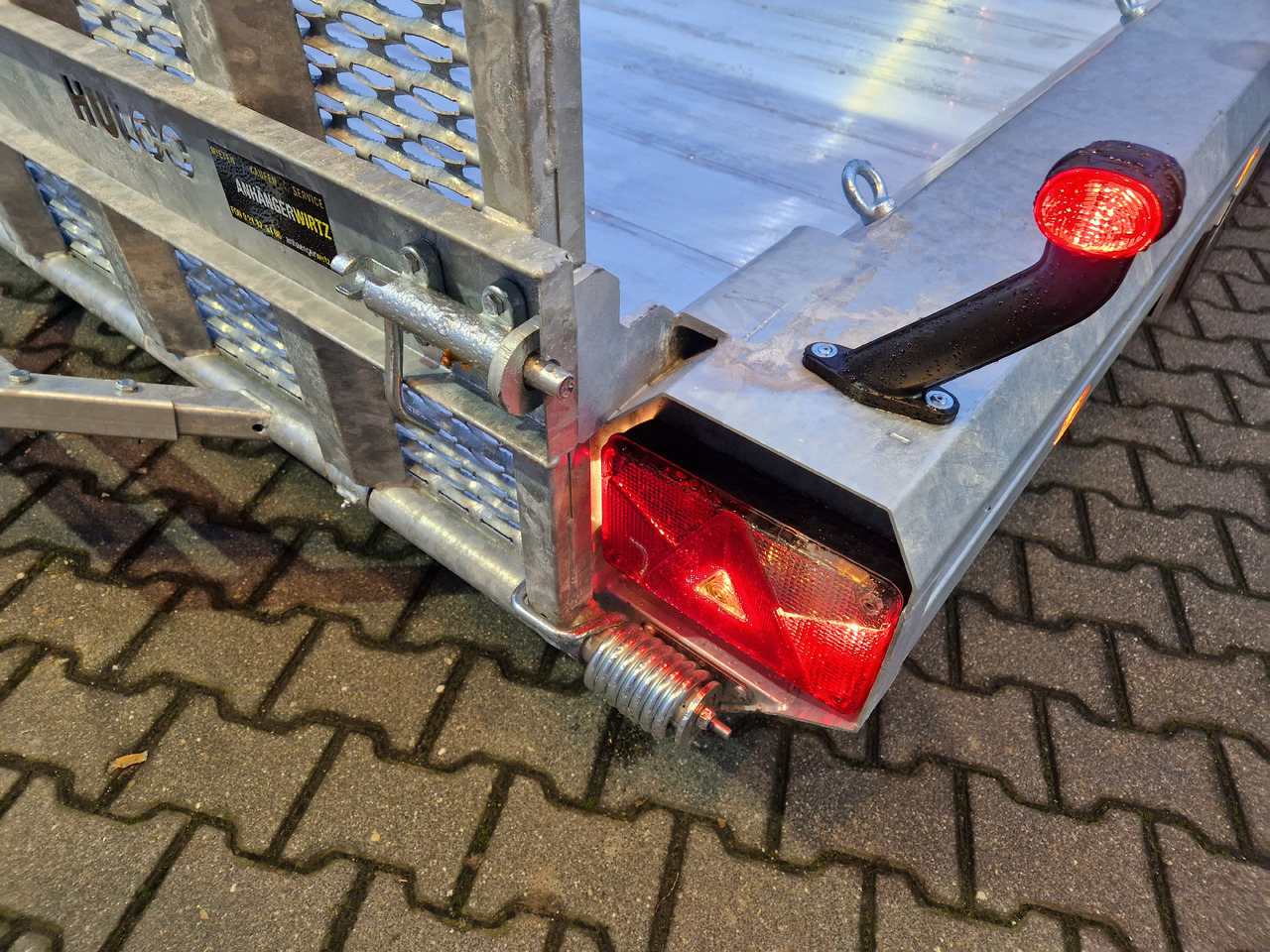 Plant trailer HULCO TERRAX Aluboden 469x195x27cm Heckrampe 150cm Tridem 3500kg (XXL): picture 6 Plant trailer HULCO TERRAX Aluboden 469x195x27cm Heckrampe 150cm Tridem 3500kg (XXL): picture 6