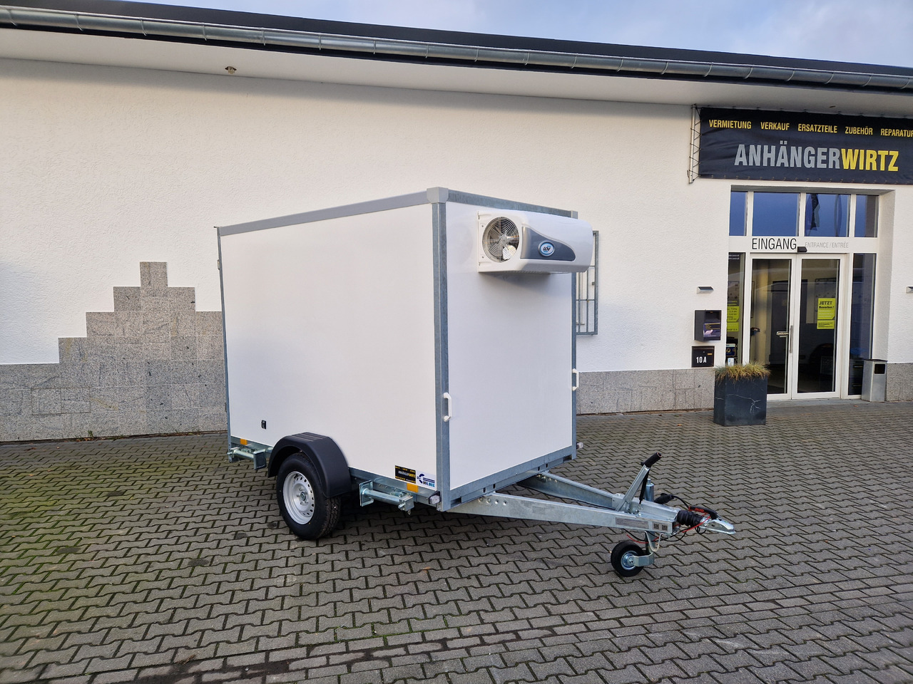 Refrigerator trailer Kargo CoolBoxx FK1326H 251x150x178cm Lebensmittel 230V Govi Kühlung Stützen 1300kg 100km/H: picture 14