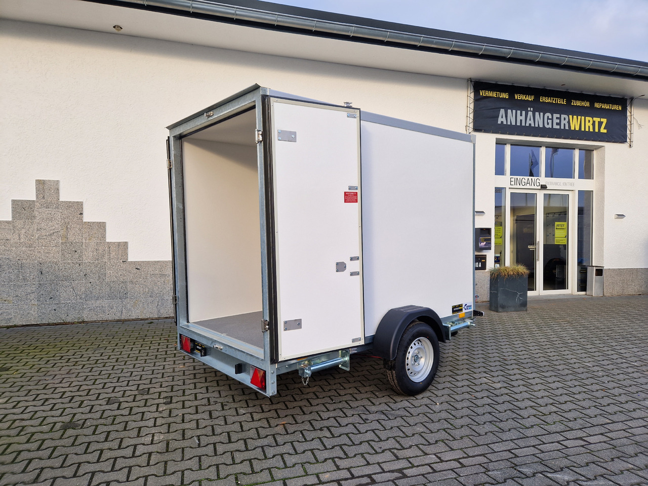 Refrigerator trailer Kargo CoolBoxx FK1326H 251x150x178cm Lebensmittel 230V Govi Kühlung Stützen 1300kg 100km/H: picture 21