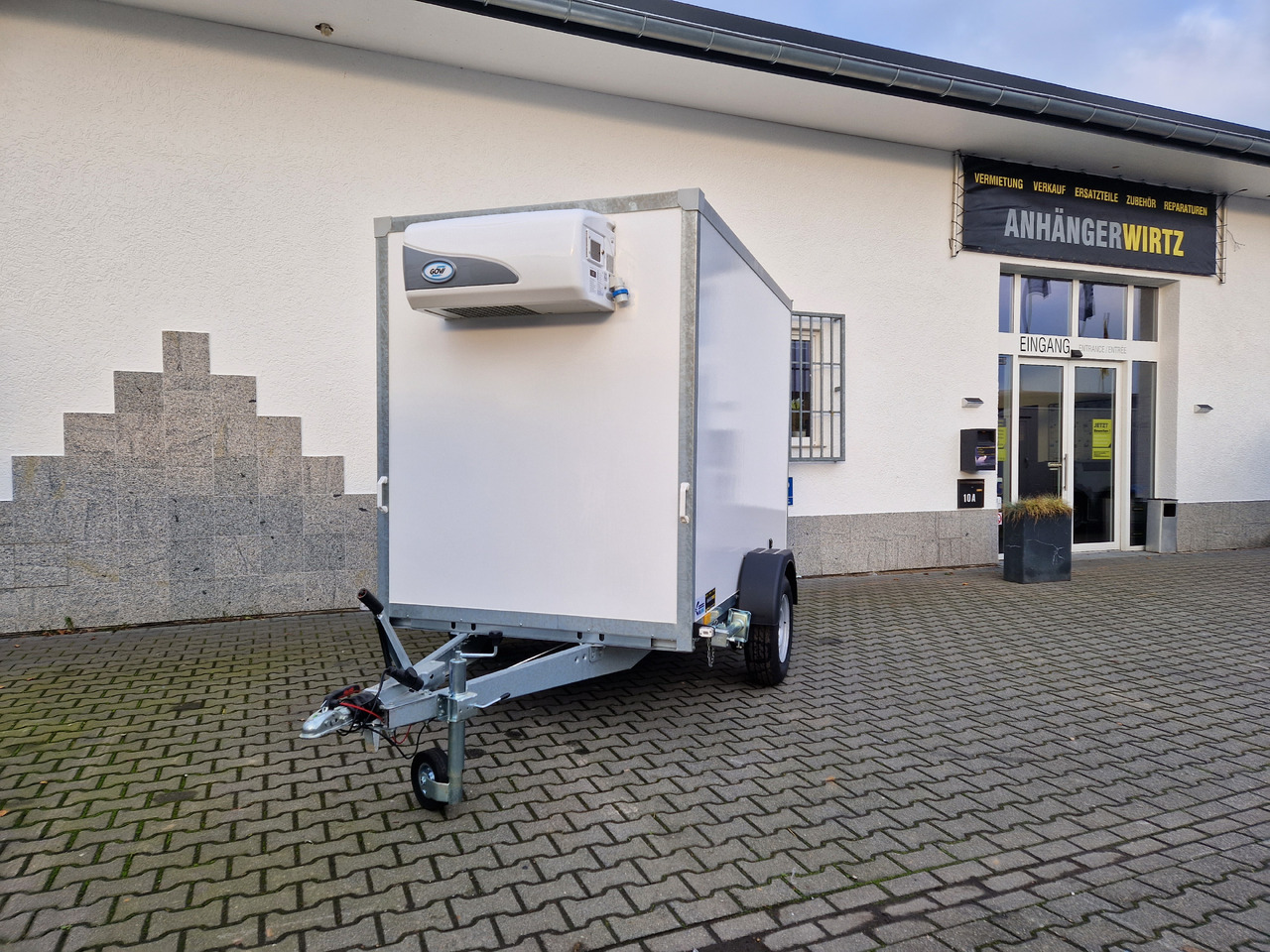 Refrigerator trailer Kargo CoolBoxx FK1326H 251x150x178cm Lebensmittel 230V Govi Kühlung Stützen 1300kg 100km/H: picture 16