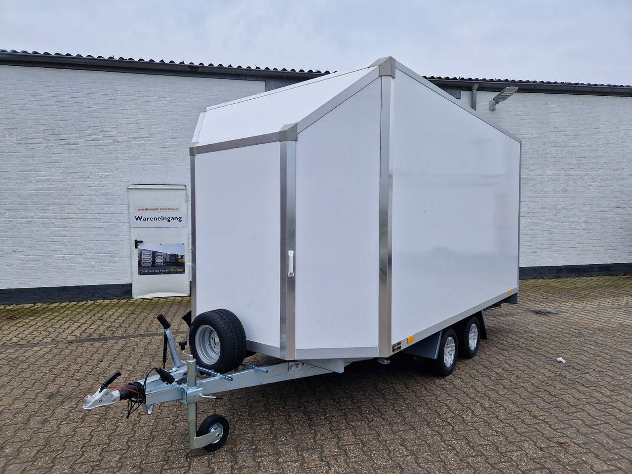 Vending trailer Koffer Hochlader FC2024HTL Messe 400x200x200cm aerodynamisch 10" Alufelgen (XL) 2000kg 100 km/H: picture 13