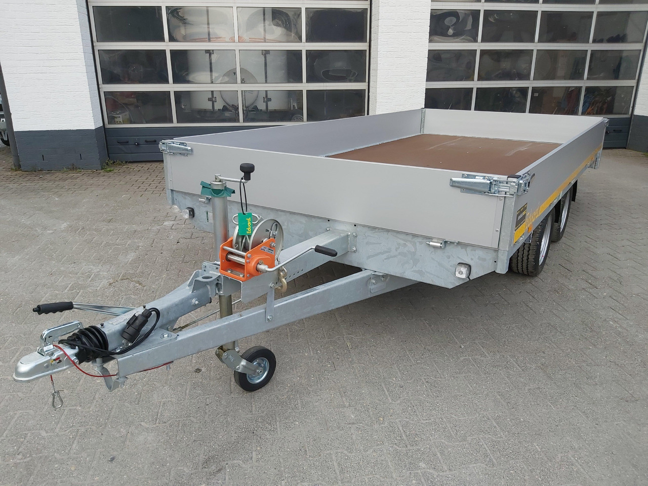 Multi Transporter 406x200x30cm Rampen Winde 13" niedrig Fahrwerk (XL) 3500kg Online Aktion - Plant trailer: picture 2 Multi Transporter 406x200x30cm Rampen Winde 13" niedrig Fahrwerk (XL) 3500kg Online Aktion - Plant trailer: picture 2
