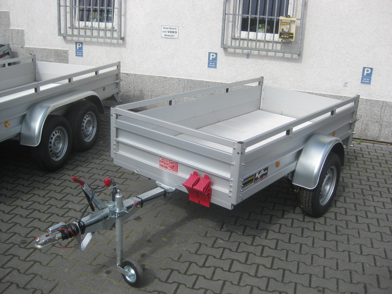 PKW Anhänger Koch Aluline+ 4.13 250x125x44cm ALUBODEN (S) 1300kg 100 km/H Online Abverkauf - Car trailer: picture 1 PKW Anhänger Koch Aluline+ 4.13 250x125x44cm ALUBODEN (S) 1300kg 100 km/H Online Abverkauf - Car trailer: picture 1