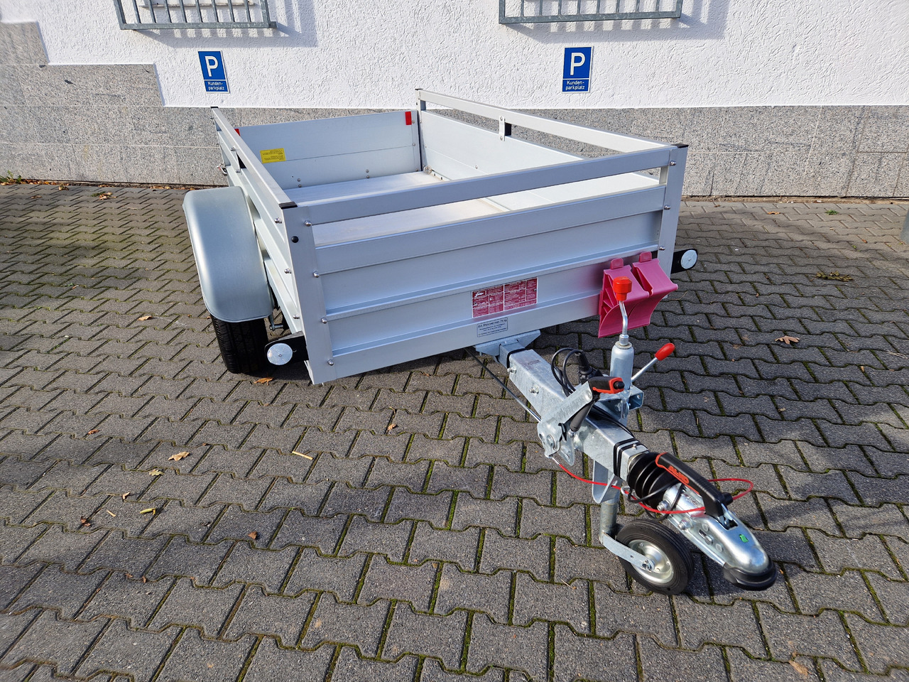 Car trailer PKW Anhänger Koch Aluline+ B1000 205x105x40cm ALUBODEN (XS) 1000kg 100km/H Januar Online: picture 12