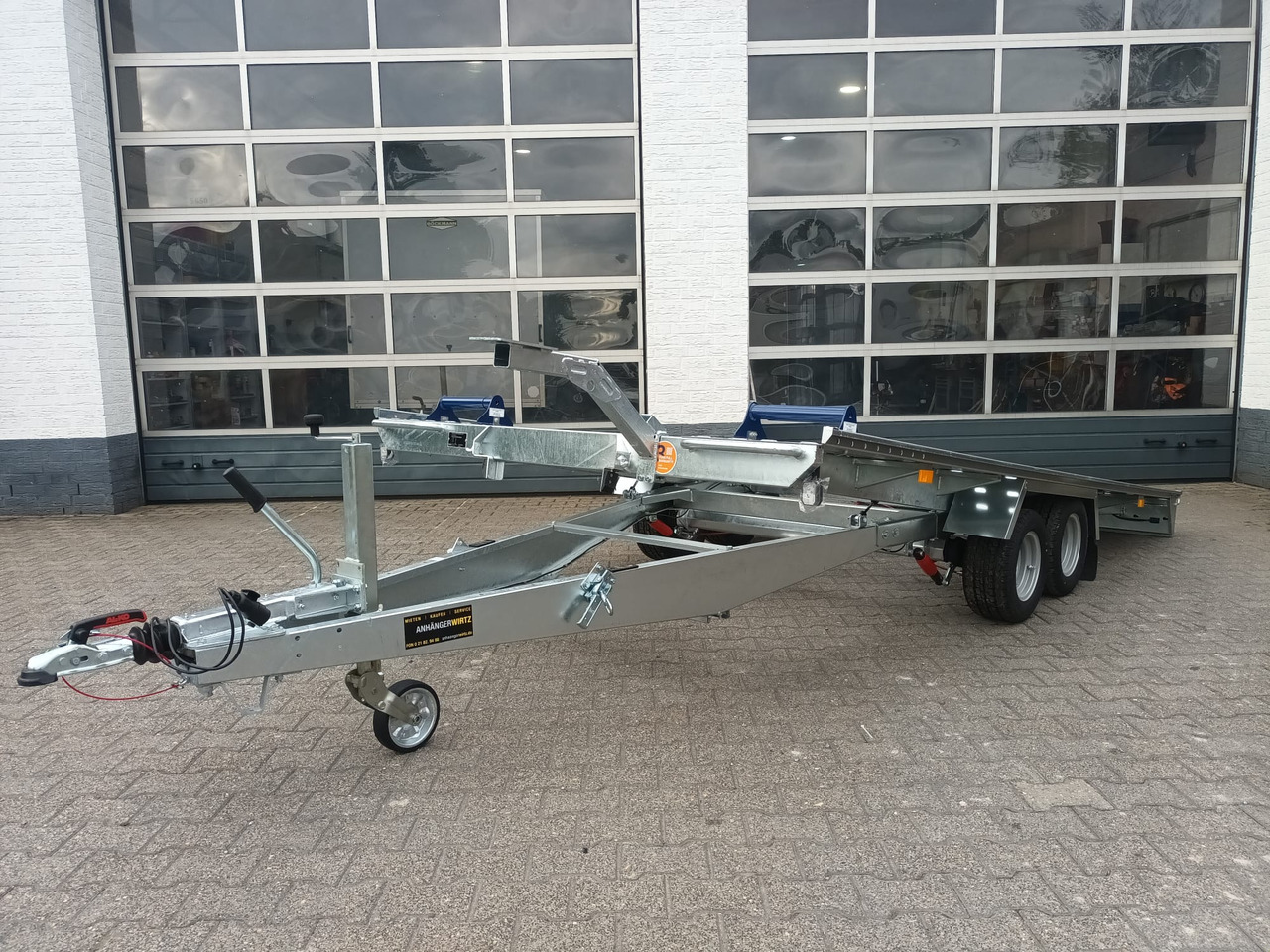 Autotransporter trailer Saris Cartrailer AT 401 202 2700 2 K easyload ankippbar Rampen Fahrschienen Radstop 2700kg 100km/H: picture 11