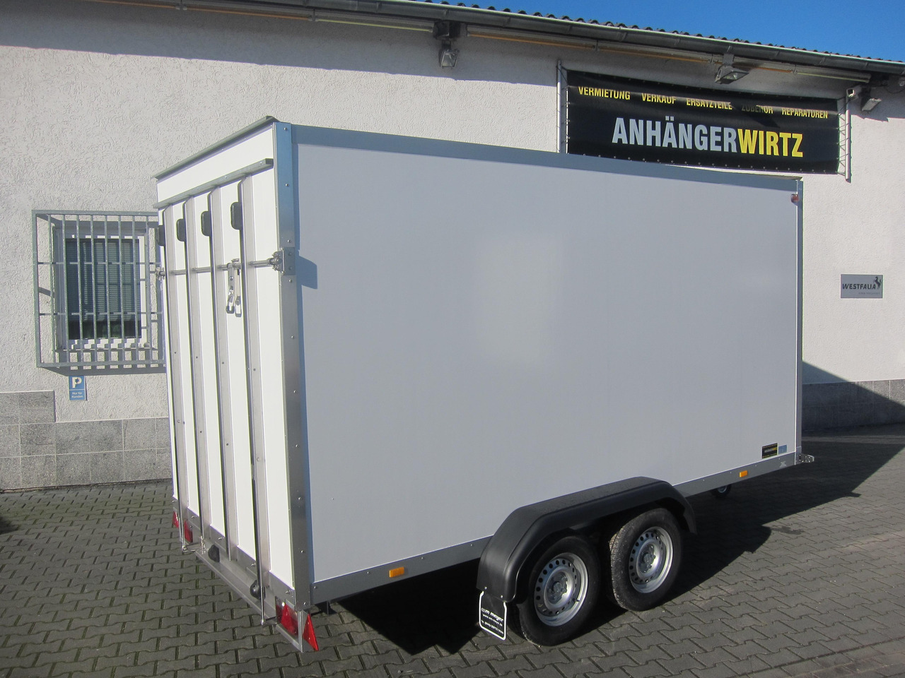 WM Meyer Koffer AZ 2740/185 S35 + Heckrampe 401x185x205cm (XL) 2700kg Januar Aktion Modell 2024 - Closed box trailer: picture 5 WM Meyer Koffer AZ 2740/185 S35 + Heckrampe 401x185x205cm (XL) 2700kg Januar Aktion Modell 2024 - Closed box trailer: picture 5