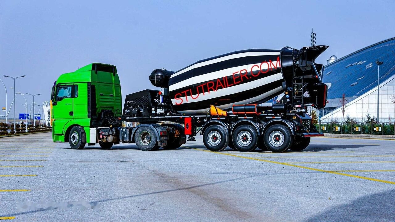 STU 14,7m3 Concrete Mixer Trailer - Concrete mixer semi-trailer: picture 2 STU 14,7m3 Concrete Mixer Trailer - Concrete mixer semi-trailer: picture 2
