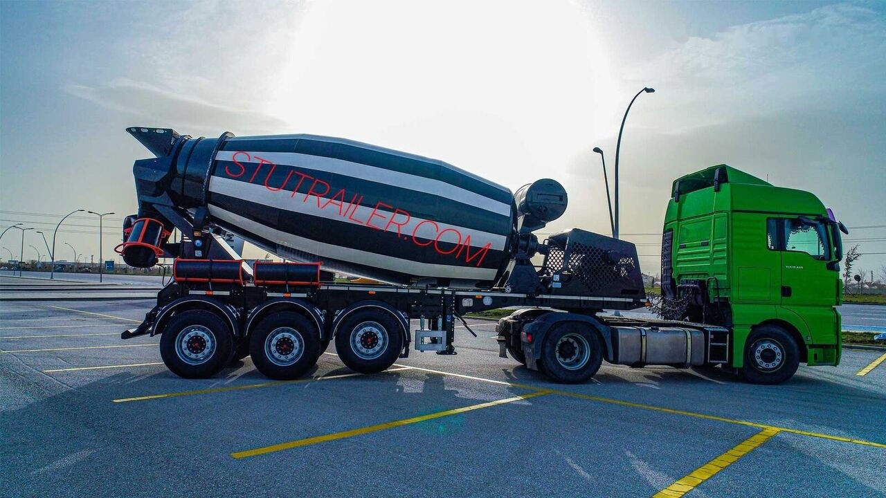 STU 14,7m3 Concrete Mixer Trailer - Concrete mixer semi-trailer: picture 3 STU 14,7m3 Concrete Mixer Trailer - Concrete mixer semi-trailer: picture 3
