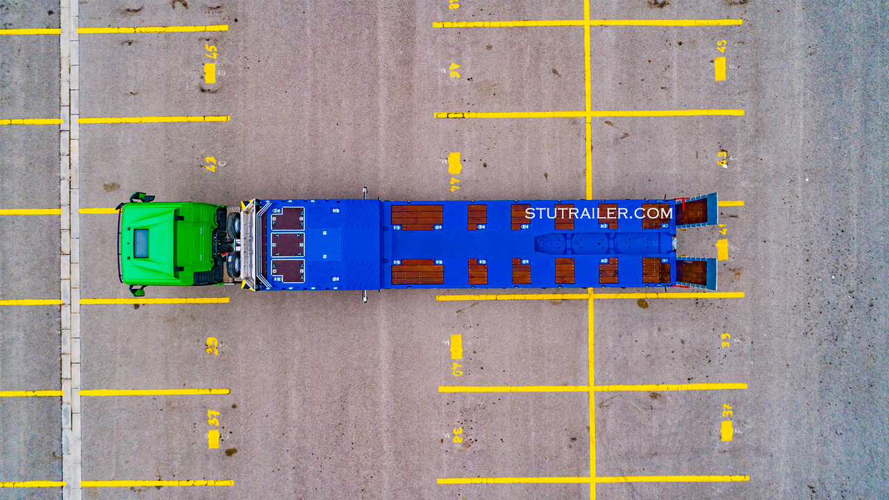 STU 5 Axle Hydraulic Steering Extendable Low Laoder - Low loader semi-trailer: picture 3 STU 5 Axle Hydraulic Steering Extendable Low Laoder - Low loader semi-trailer: picture 3