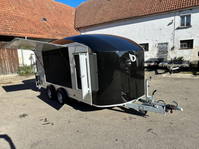Cheval Liberte Debon Roadster 1000 Sandwich 3500 kg, 100 km/h, 495x200x202cm - Closed box trailer: picture 2 Cheval Liberte Debon Roadster 1000 Sandwich 3500 kg, 100 km/h, 495x200x202cm - Closed box trailer: picture 2