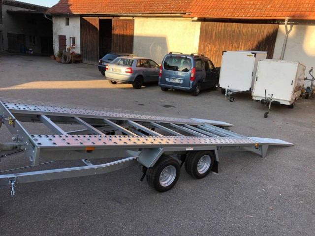 Humbaur Autotransportanhänger FTK 204022, 4000 x 2000 x 50 mm, 2,0 to. - Autotransporter trailer: picture 3 Humbaur Autotransportanhänger FTK 204022, 4000 x 2000 x 50 mm, 2,0 to. - Autotransporter trailer: picture 3