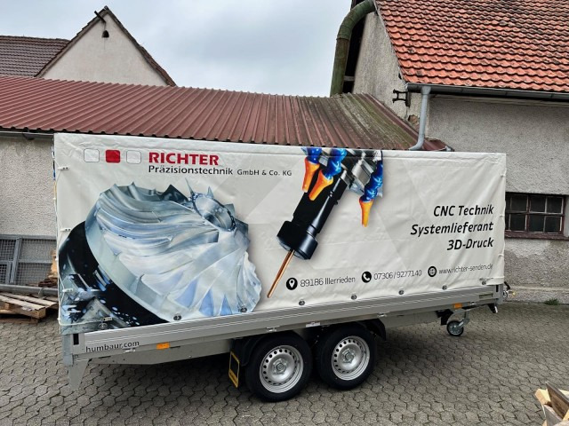 Humbaur HT 253118 Hochlader 2,5 to. mit Hochplane 200 cm, Digitaldruck - Car trailer: picture 3 Humbaur HT 253118 Hochlader 2,5 to. mit Hochplane 200 cm, Digitaldruck - Car trailer: picture 3