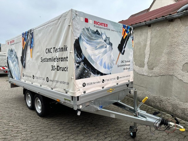 Humbaur HT 253118 Hochlader 2,5 to. mit Hochplane 200 cm, Digitaldruck - Car trailer: picture 1 Humbaur HT 253118 Hochlader 2,5 to. mit Hochplane 200 cm, Digitaldruck - Car trailer: picture 1