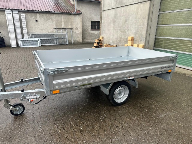New Tipper trailer Humbaur HUK 182715 Heckkipper 1,8 t. E-Pumpe, 2680 x 1500 x 300mm: picture 8