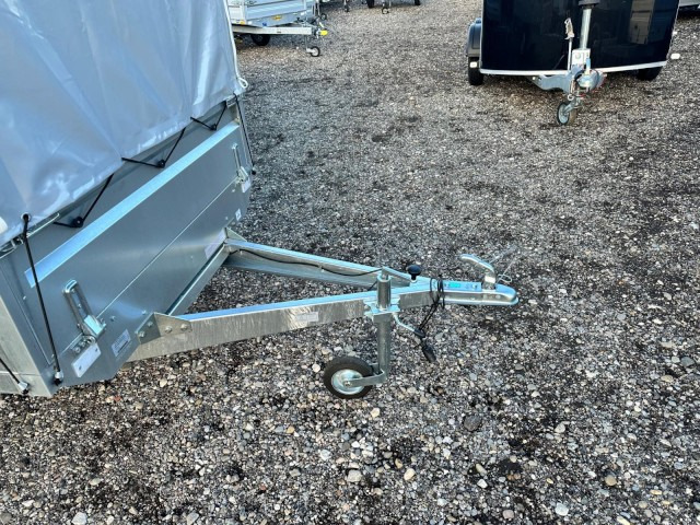 Neptun GN124, N7-263 KPS, 750 kg 2630 x 1450 x 400 mm, mit Hochplane 160 cm - Car trailer: picture 2 Neptun GN124, N7-263 KPS, 750 kg 2630 x 1450 x 400 mm, mit Hochplane 160 cm - Car trailer: picture 2