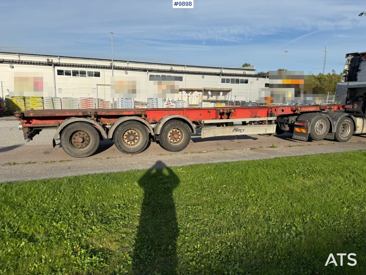 Container chassis Fliegl SDS 400 - Container transporter/ Swap body semi-trailer: picture 5 Container chassis Fliegl SDS 400 - Container transporter/ Swap body semi-trailer: picture 5