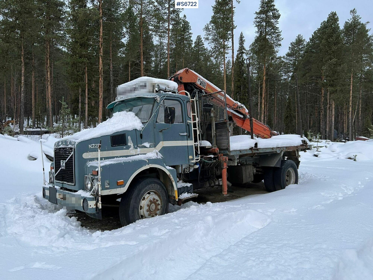 Crane Truck Volvo NO7-4X2-50-1-V with F7 Crane - Crane truck: picture 2 Crane Truck Volvo NO7-4X2-50-1-V with F7 Crane - Crane truck: picture 2