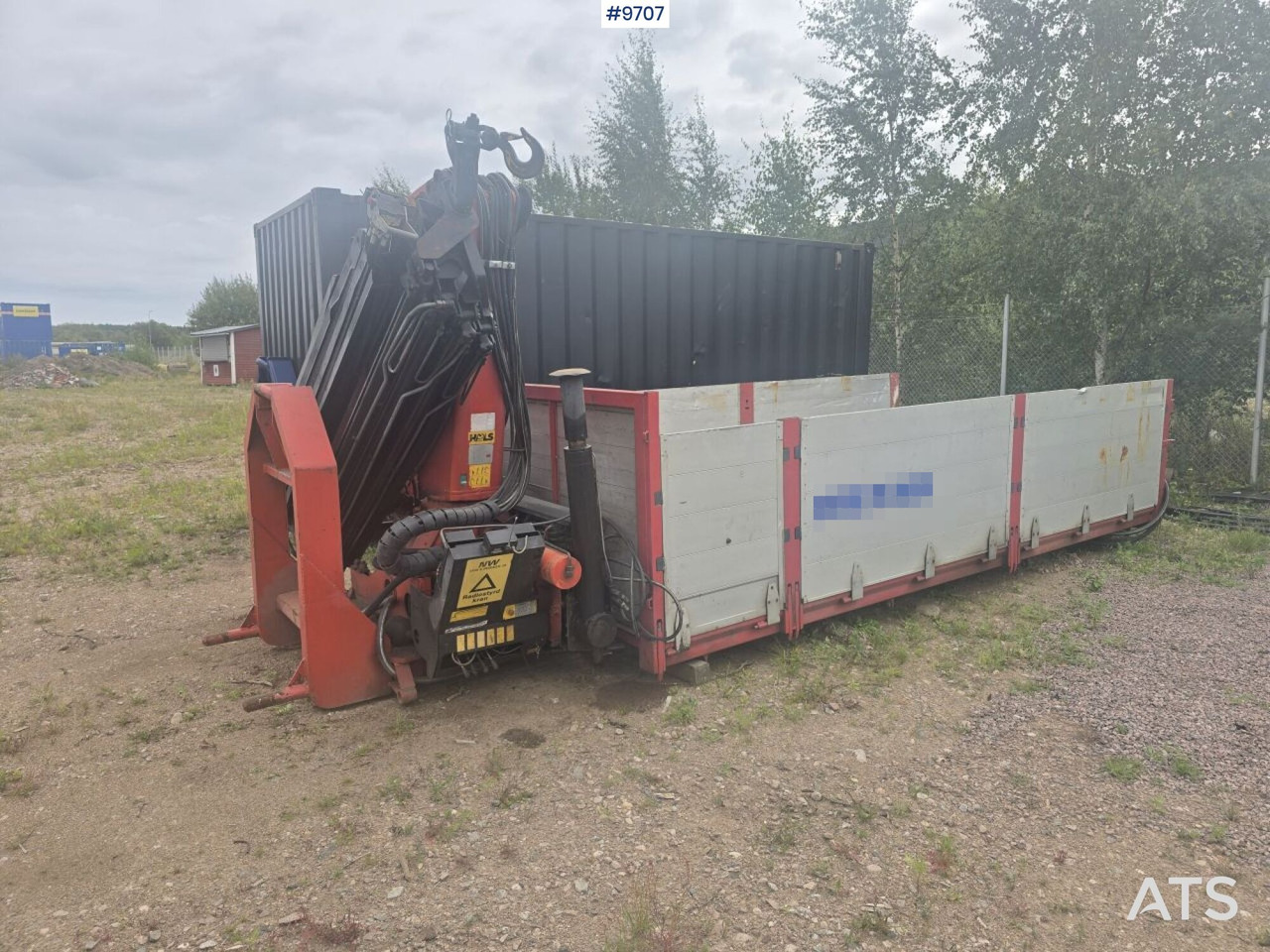 Crane flatbed Palfinger 21 t/m - Flatbed body: picture 1 Crane flatbed Palfinger 21 t/m - Flatbed body: picture 1