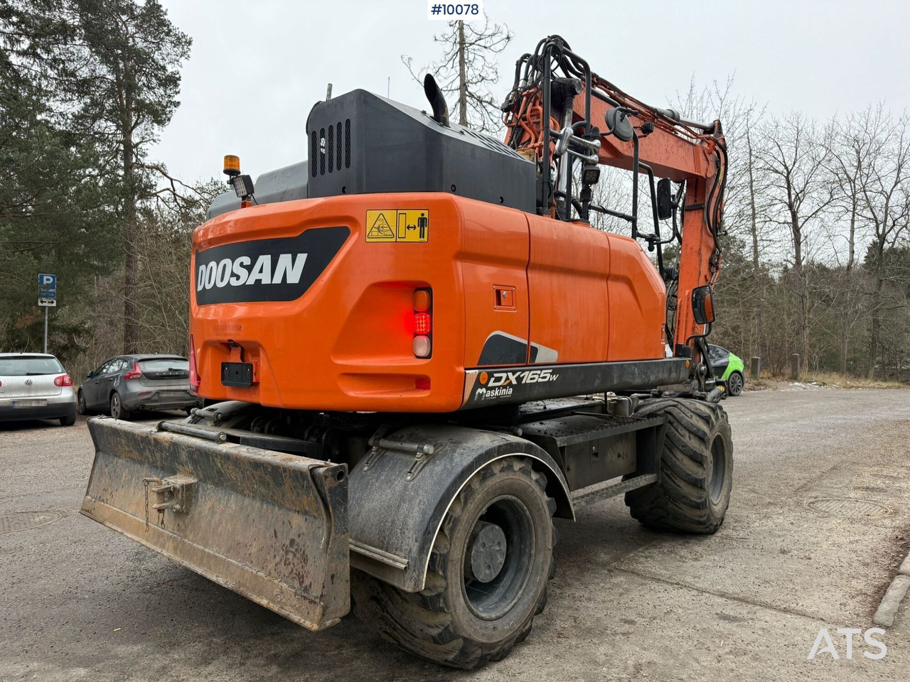 Doosan DX165W-5 Wheeled excavator (VIDEO) - Wheel excavator: picture 5 Doosan DX165W-5 Wheeled excavator (VIDEO) - Wheel excavator: picture 5