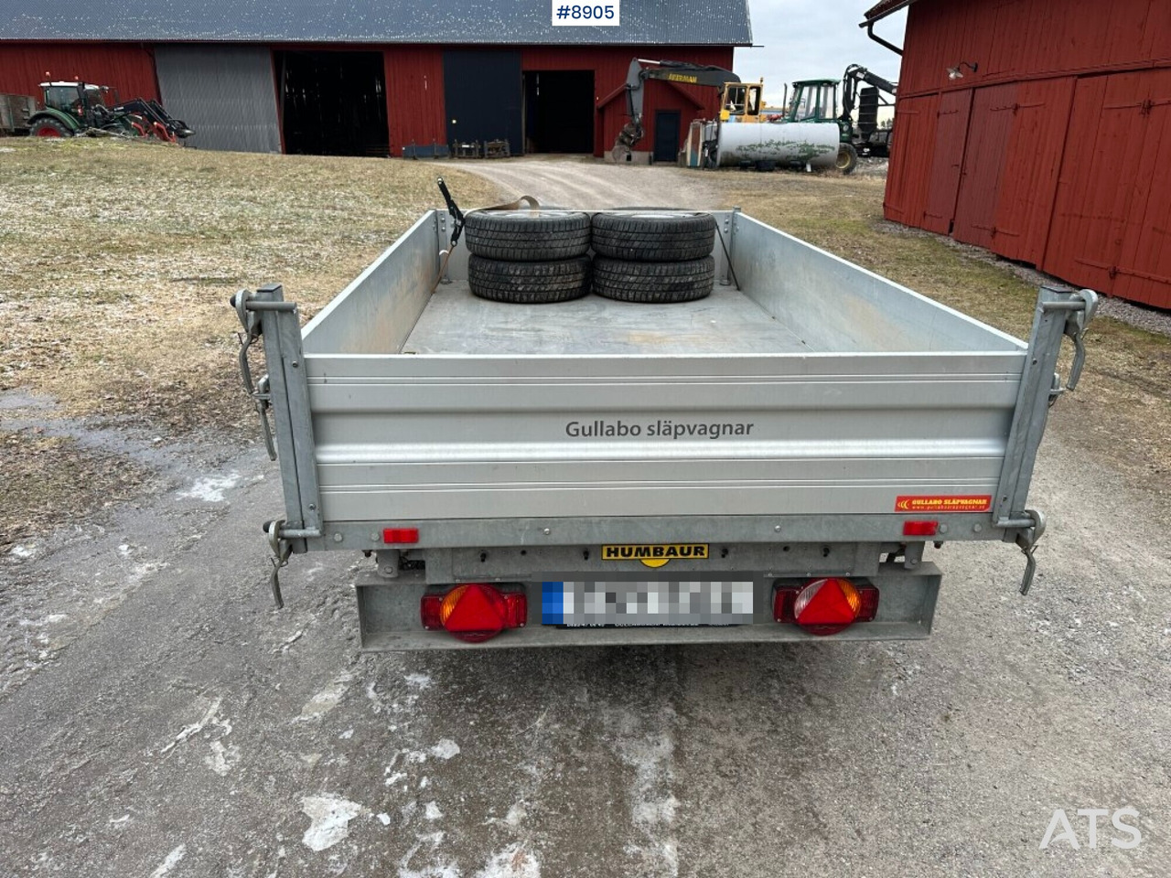Hydraulic tipping trailer, Humbaur Garant 2500 - Tipper trailer: picture 4 Hydraulic tipping trailer, Humbaur Garant 2500 - Tipper trailer: picture 4