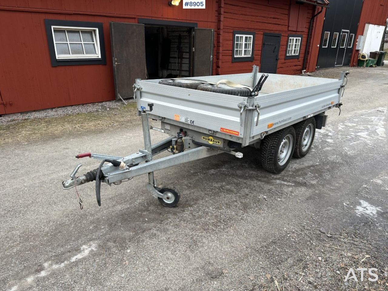 Hydraulic tipping trailer, Humbaur Garant 2500 - Tipper trailer: picture 1 Hydraulic tipping trailer, Humbaur Garant 2500 - Tipper trailer: picture 1