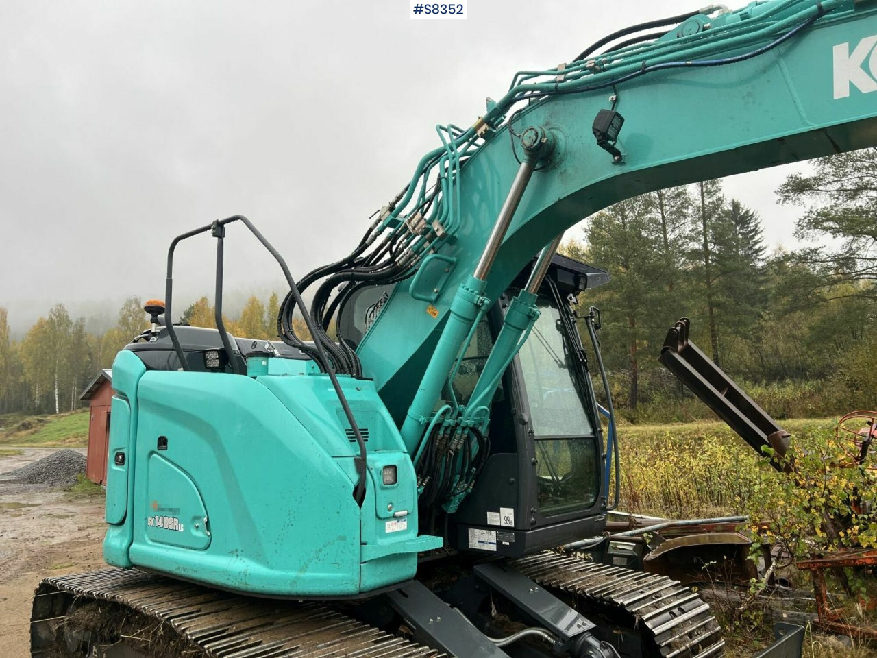 Crawler excavator KOBELCO SK140 SRLC-7 with Trejon Cutting unit and Engcon tiltrotator (SEE VIDEO): picture 20