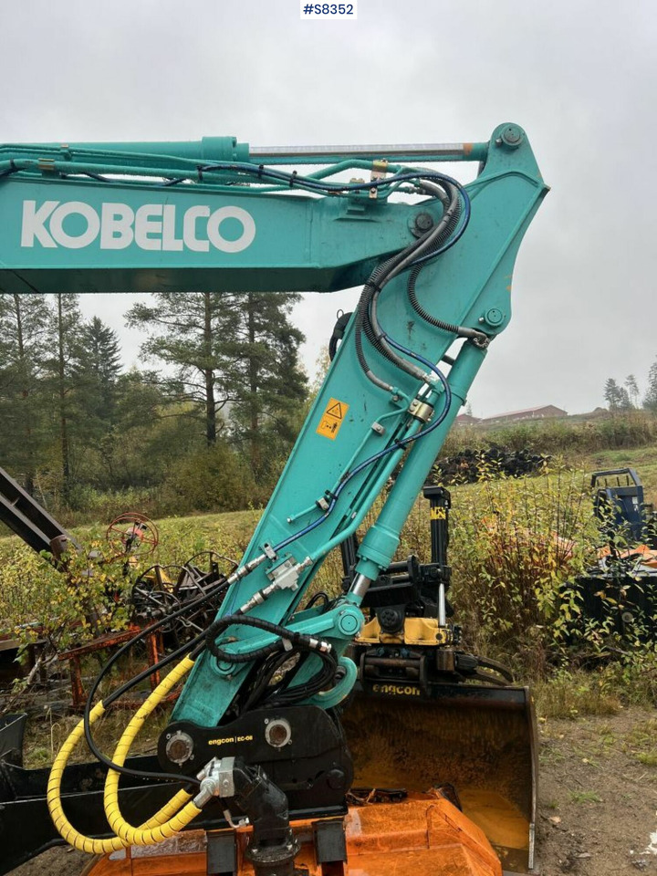 Crawler excavator KOBELCO SK140 SRLC-7 with Trejon Cutting unit and Engcon tiltrotator (SEE VIDEO): picture 18