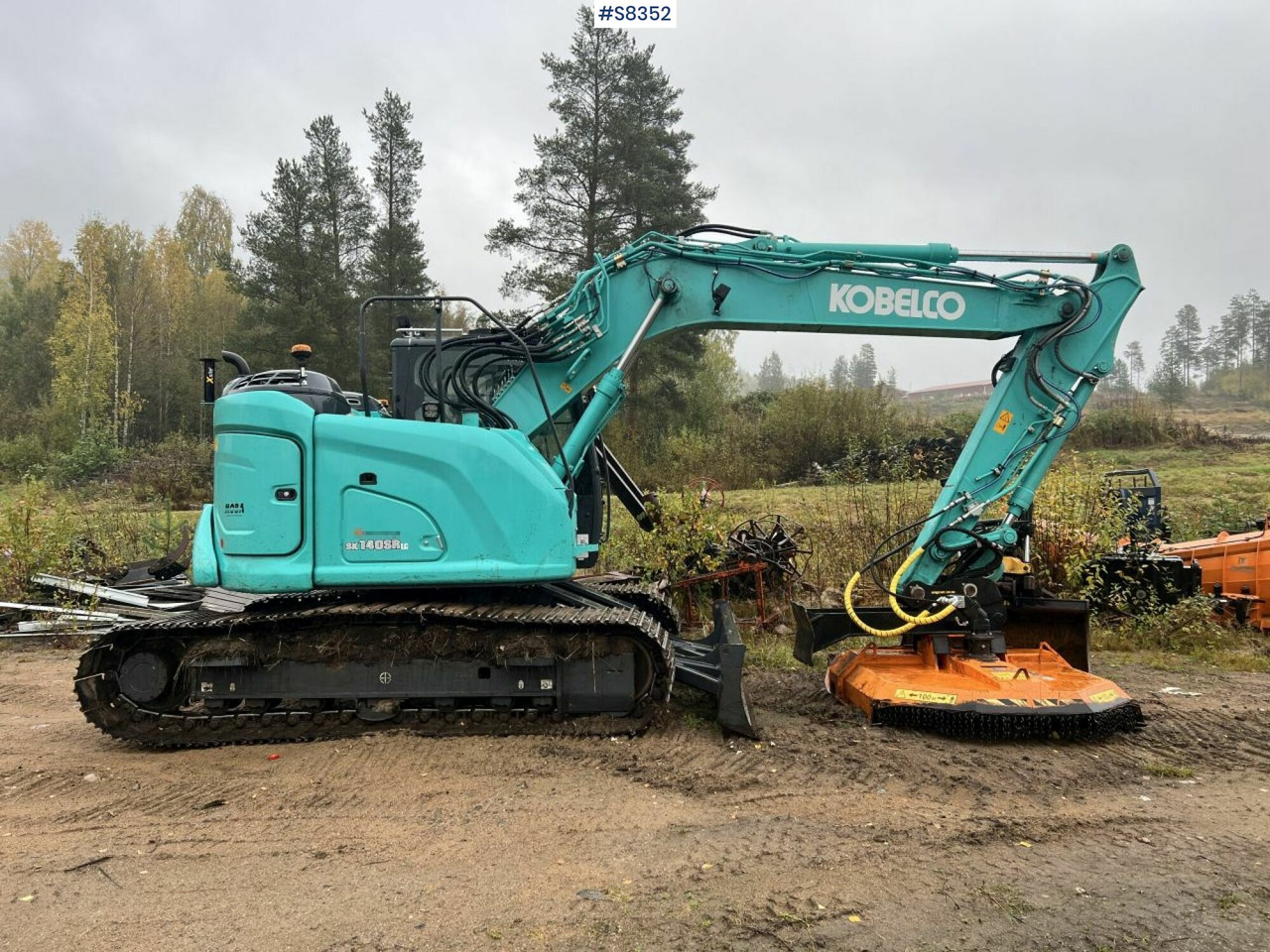 Crawler excavator KOBELCO SK140 SRLC-7 with Trejon Cutting unit and Engcon tiltrotator (SEE VIDEO): picture 7