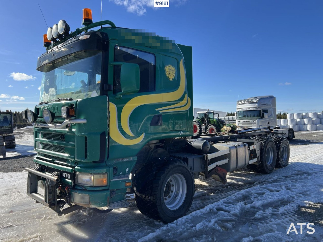 Scania R124 with cameleont quick lock, underbite and plow attachments - Cab chassis truck: picture 1 Scania R124 with cameleont quick lock, underbite and plow attachments - Cab chassis truck: picture 1