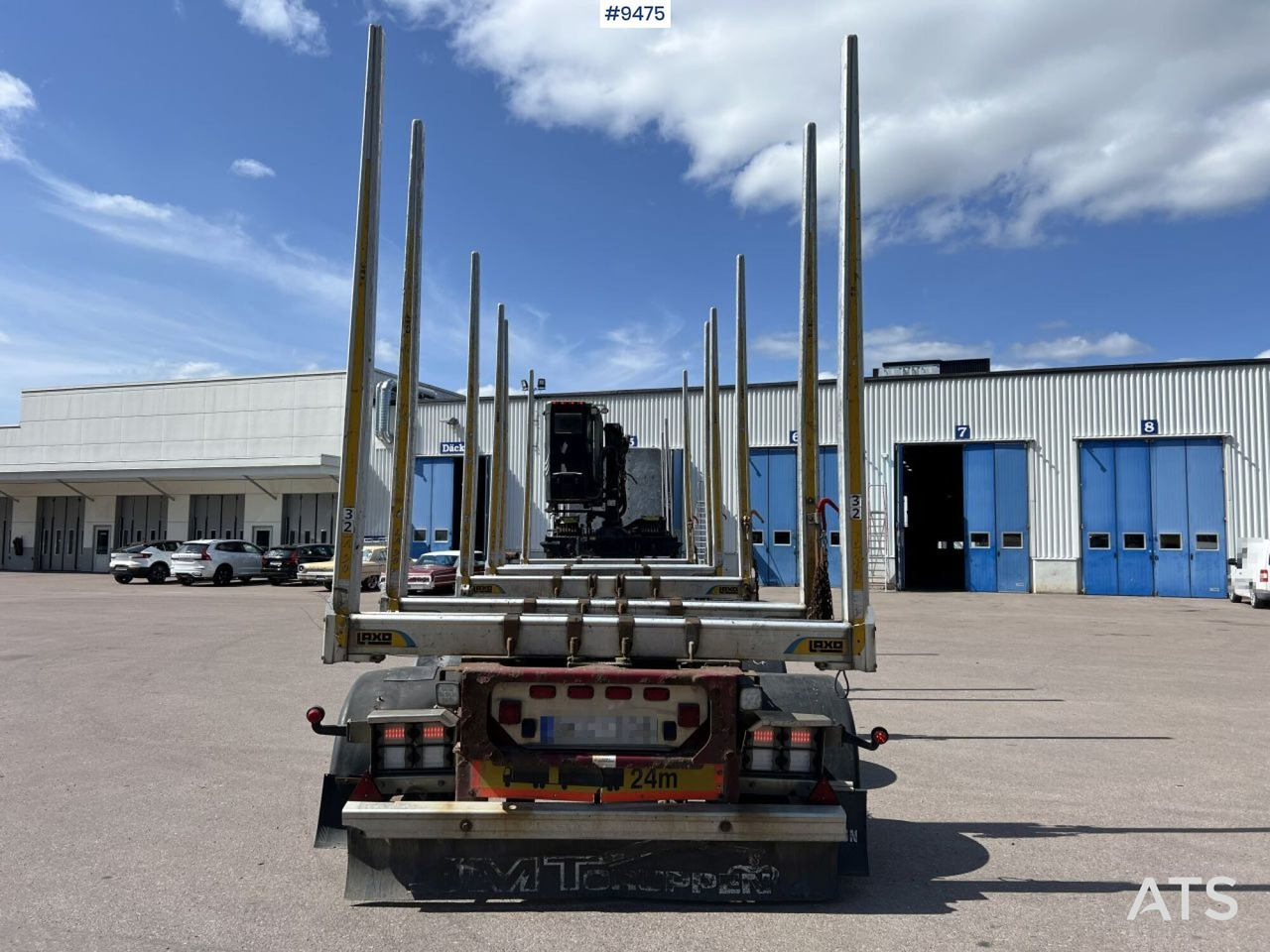 Scania R580 Timmerbil med kran och släp, Timmerekipage - Timber truck: picture 3 Scania R580 Timmerbil med kran och släp, Timmerekipage - Timber truck: picture 3