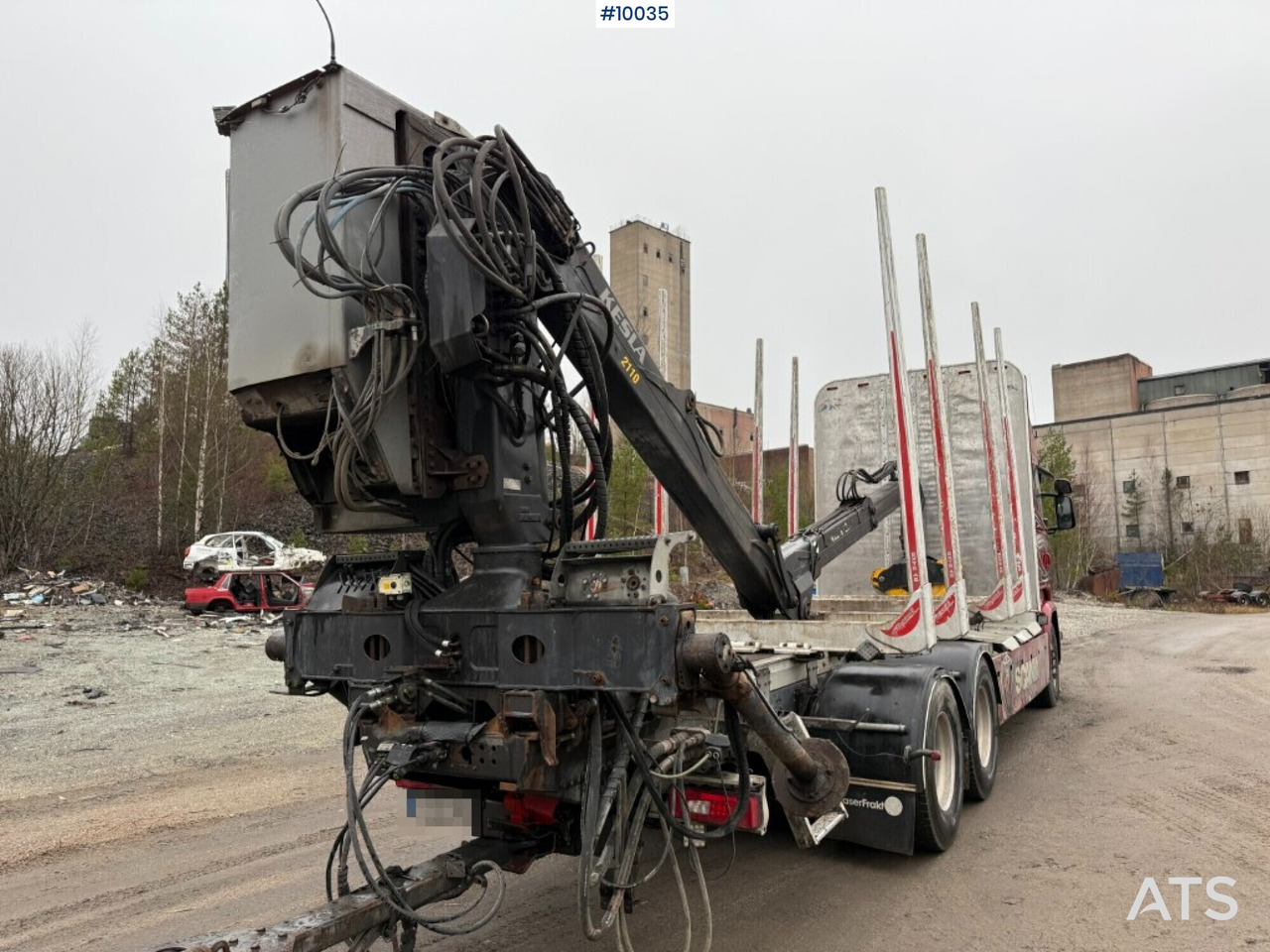 Scania R730 timber truck with crane and trailer (VIDEO) - Timber truck, Crane truck: picture 5 Scania R730 timber truck with crane and trailer (VIDEO) - Timber truck, Crane truck: picture 5