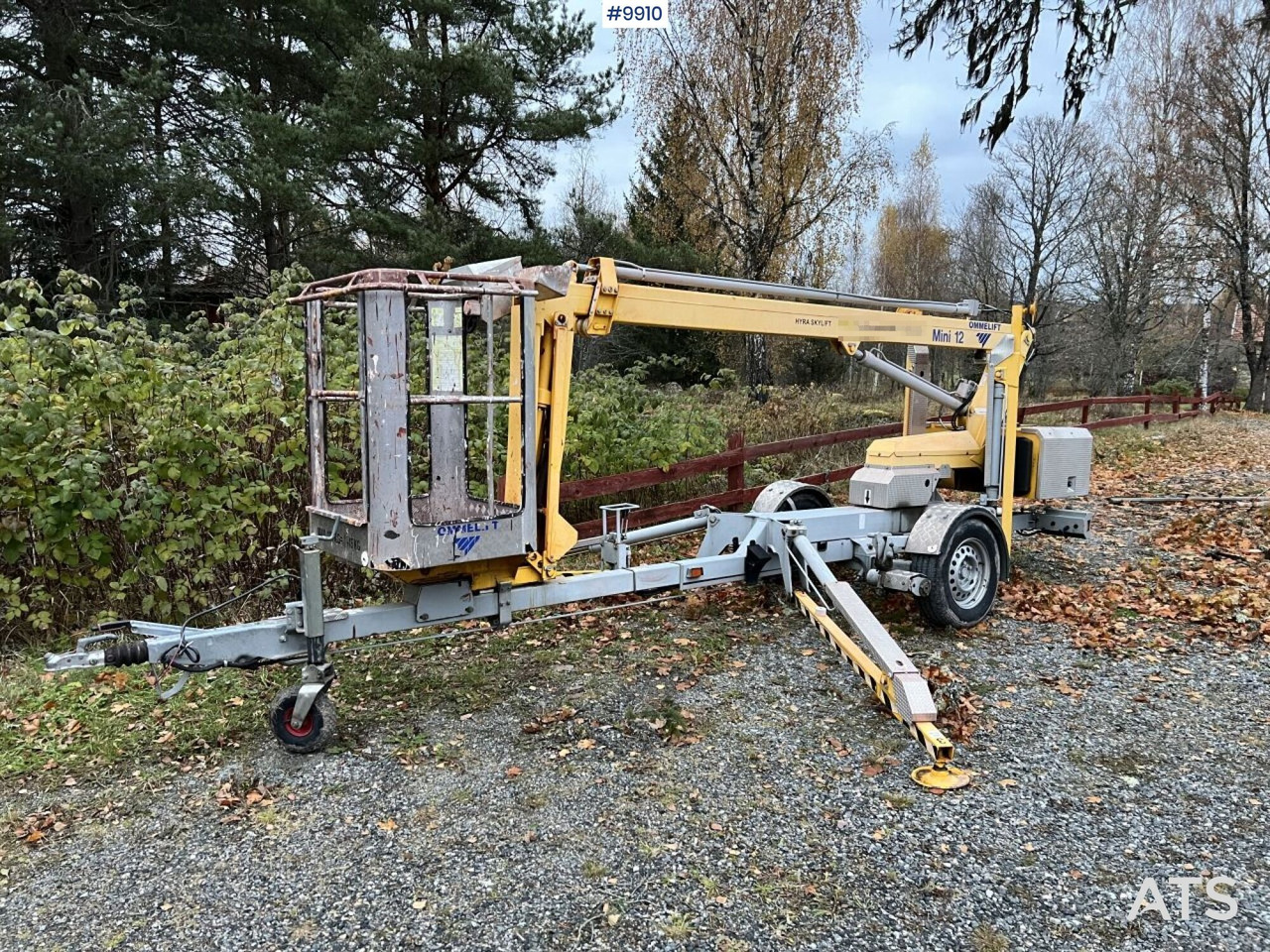 Skylift - Omme Mini-12 - Trailer mounted boom lift: picture 1 Skylift - Omme Mini-12 - Trailer mounted boom lift: picture 1