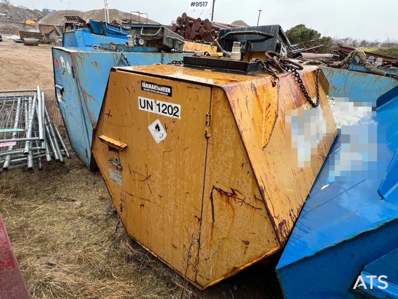 Tank diesel - 1,5 cubic - J-O Fherm dumper - Storage tank: picture 1 Tank diesel - 1,5 cubic - J-O Fherm dumper - Storage tank: picture 1