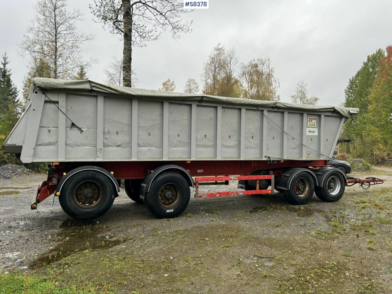 Tipper trailer Tipper trailer, Fruehauf TP-87, 4-axles, Dump body Benalu: picture 8