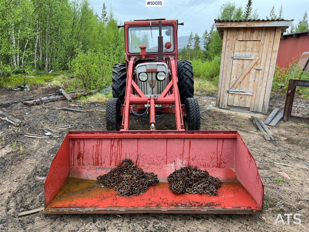 VALMET 565 Tractor with bucket (VIDEO) - Farm tractor: picture 3 VALMET 565 Tractor with bucket (VIDEO) - Farm tractor: picture 3