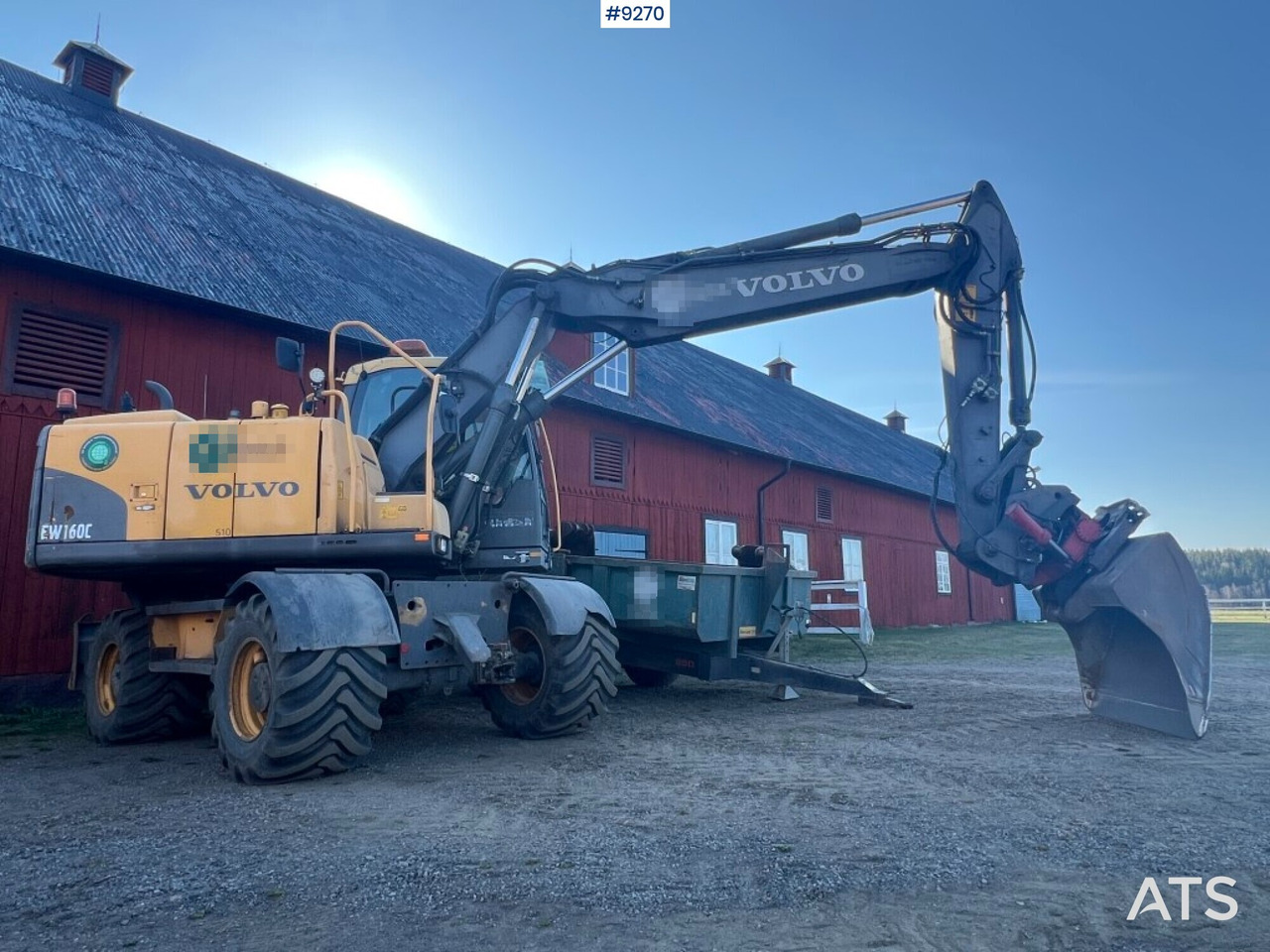 Volvo EW 160 C wheeled excavator (VIDEO) - Wheel excavator: picture 1 Volvo EW 160 C wheeled excavator (VIDEO) - Wheel excavator: picture 1