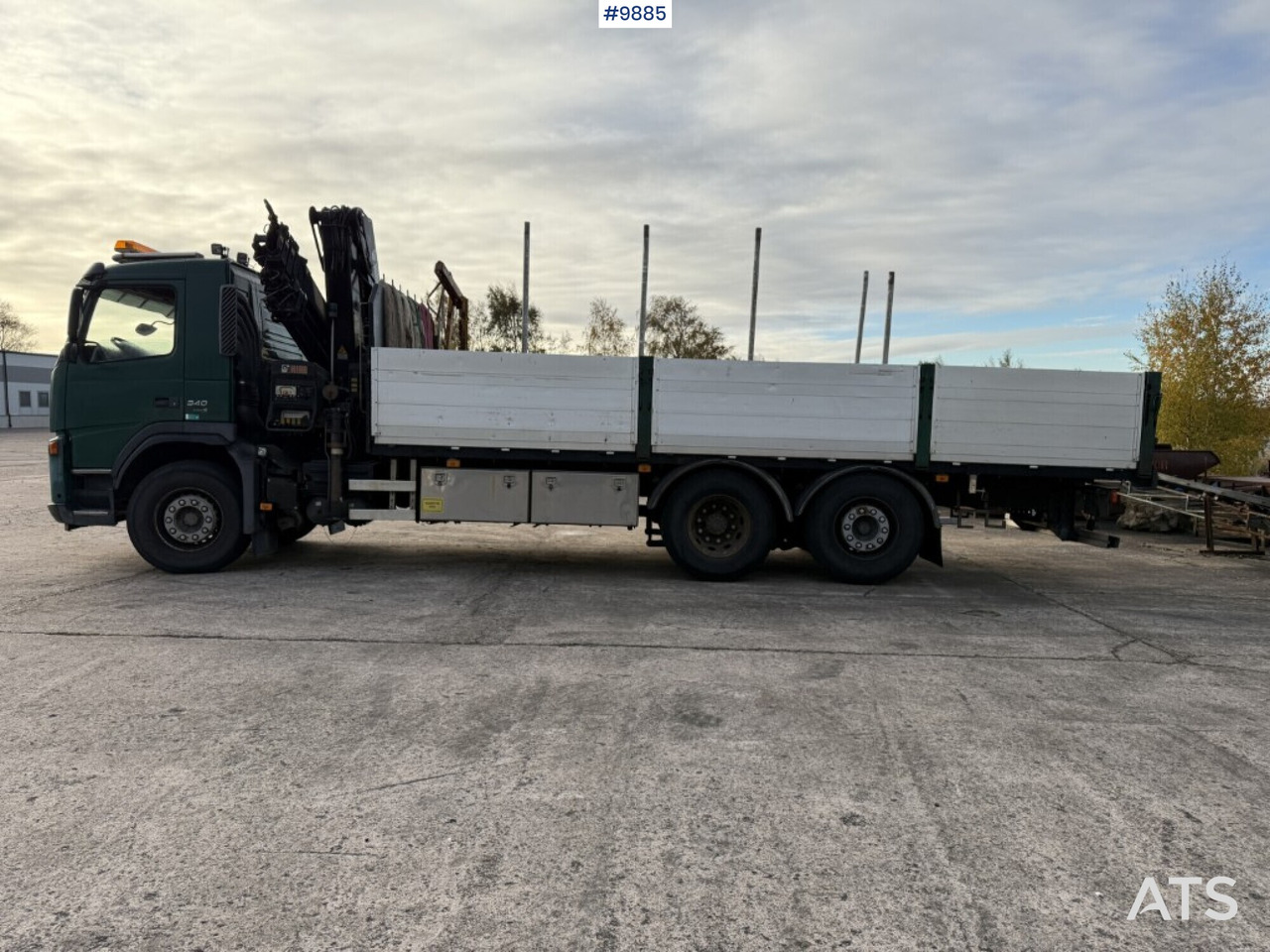 Volvo FM 340 6x2 crane truck with Hiab 220 (VIDEO) - Dropside/ Flatbed truck, Crane truck: picture 2 Volvo FM 340 6x2 crane truck with Hiab 220 (VIDEO) - Dropside/ Flatbed truck, Crane truck: picture 2