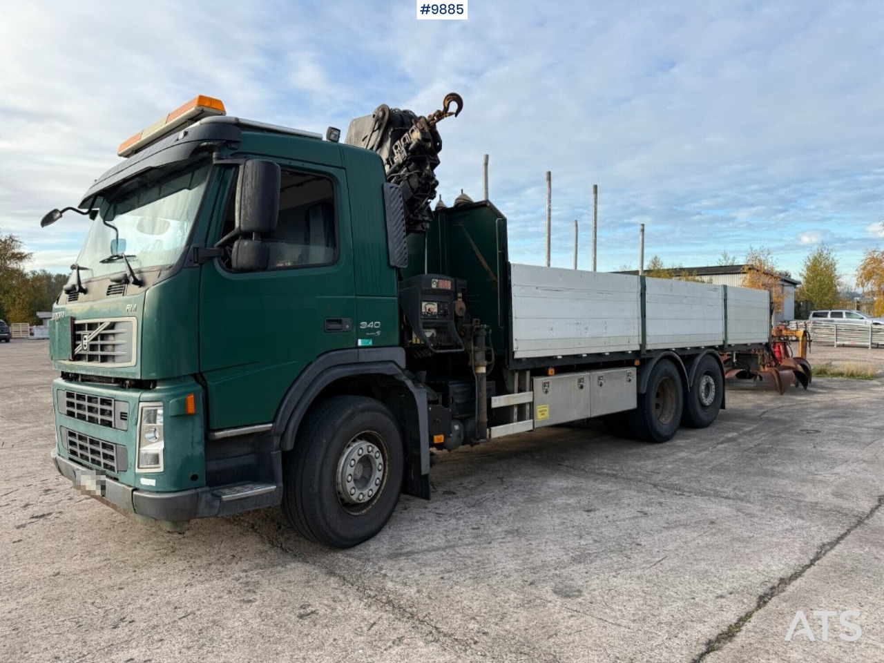 Volvo FM 340 6x2 crane truck with Hiab 220 (VIDEO) - Dropside/ Flatbed truck, Crane truck: picture 1 Volvo FM 340 6x2 crane truck with Hiab 220 (VIDEO) - Dropside/ Flatbed truck, Crane truck: picture 1