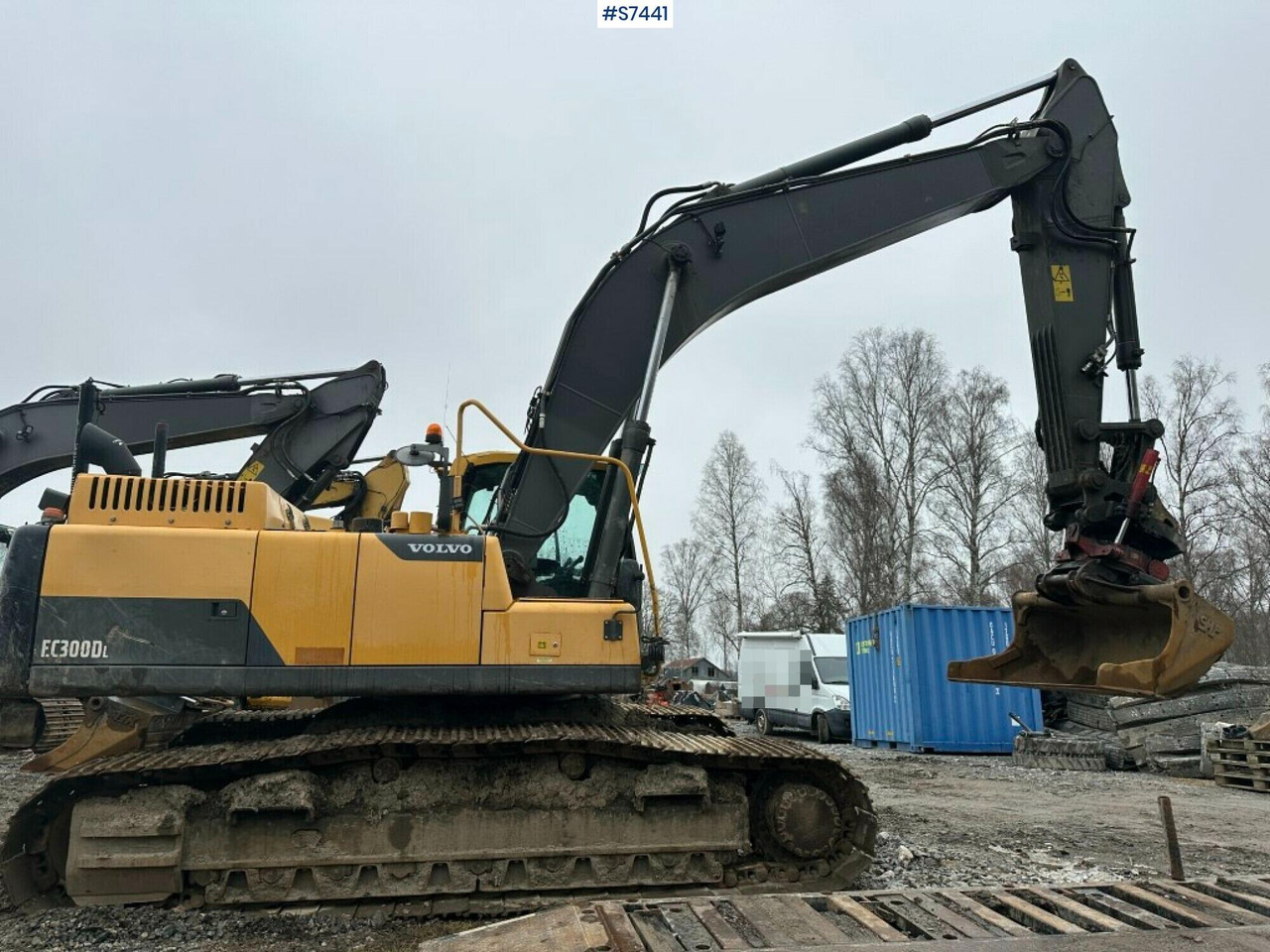 Crawler excavator Wheeled excavator Volvo EC300 DL With rotor, digging system and buckets SEE VIDEO: picture 15