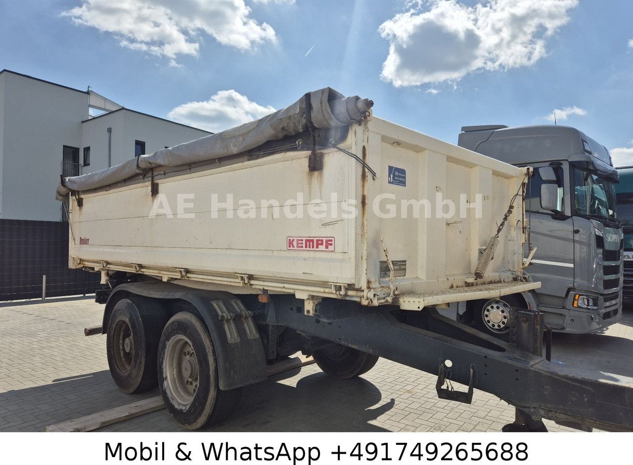 Kempf Tandem 3 Seiten *12m³/Podest/Rollplane/TÜV-11.25 - Tipper trailer: picture 1 Kempf Tandem 3 Seiten *12m³/Podest/Rollplane/TÜV-11.25 - Tipper trailer: picture 1
