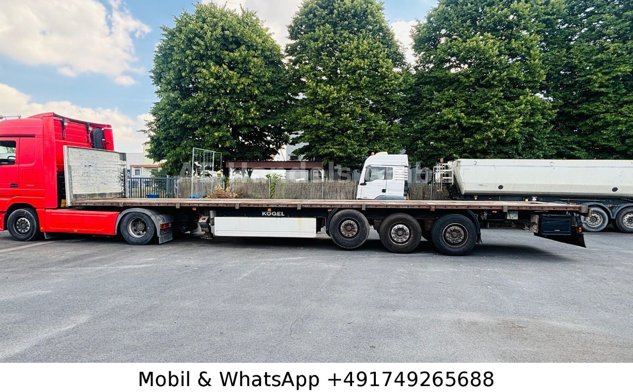Kögel SNCO 24 Plateau *Palettenkasten-groß/Liftachse - Dropside/ Flatbed semi-trailer: picture 5 Kögel SNCO 24 Plateau *Palettenkasten-groß/Liftachse - Dropside/ Flatbed semi-trailer: picture 5