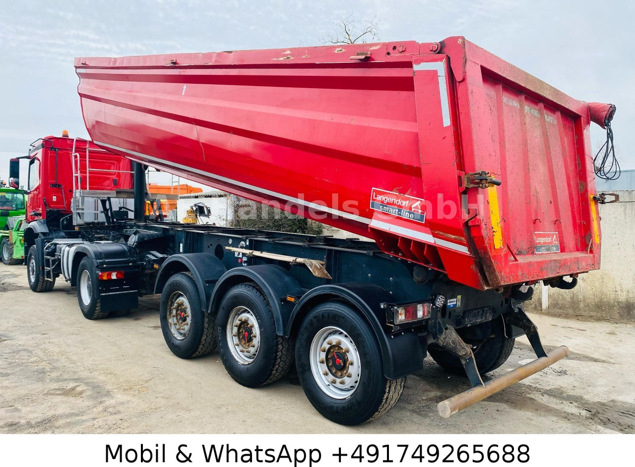 Langendorf NW-3 Stahl *26m³/1.Liftachse/Podest/Rollplane - Tipper semi-trailer: picture 5 Langendorf NW-3 Stahl *26m³/1.Liftachse/Podest/Rollplane - Tipper semi-trailer: picture 5