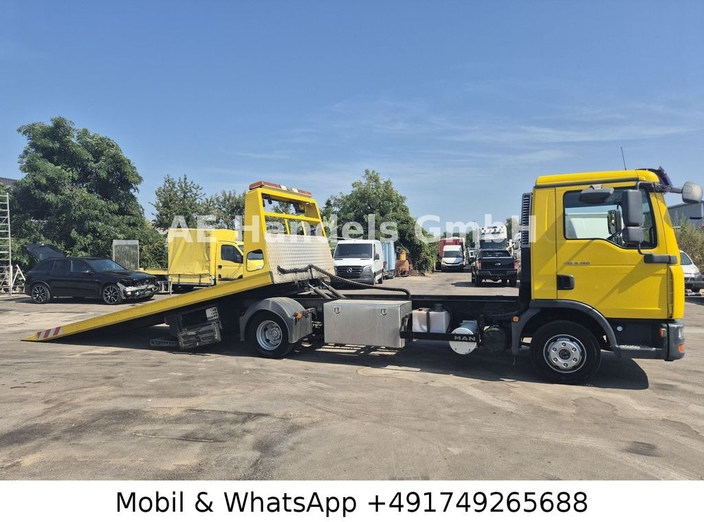 MAN TGL 9.180 BL *Brille/Seilwinde/Schiebeplateau - Tow truck: picture 1 MAN TGL 9.180 BL *Brille/Seilwinde/Schiebeplateau - Tow truck: picture 1