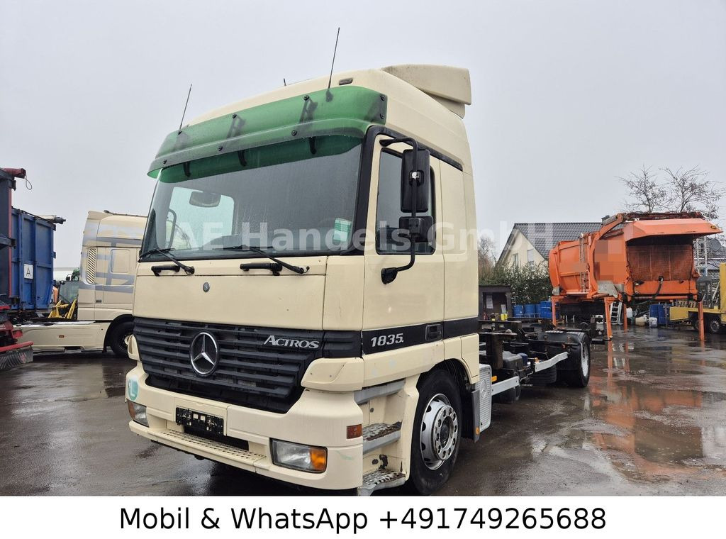 Mercedes-Benz Actros 1835 LL BDF *Analog/AHK/Klima/Tempomat - Cab chassis truck: picture 1 Mercedes-Benz Actros 1835 LL BDF *Analog/AHK/Klima/Tempomat - Cab chassis truck: picture 1
