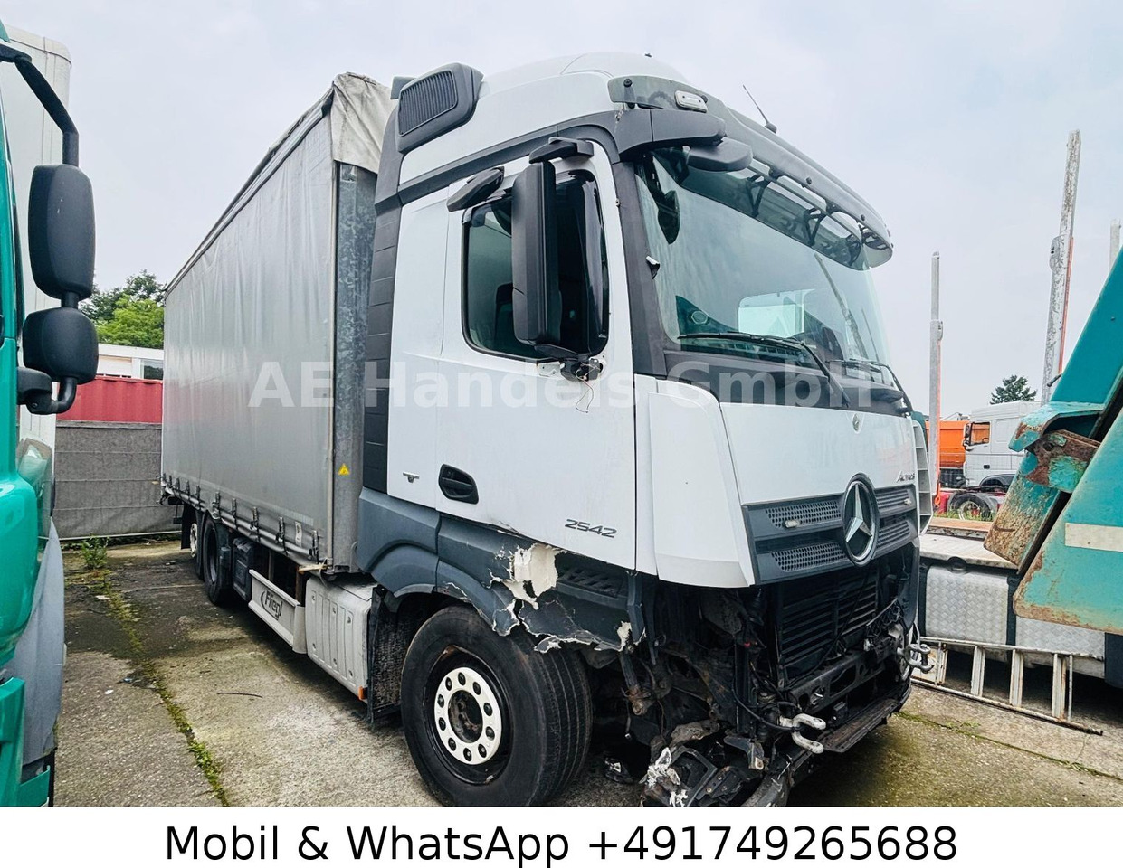 Mercedes-Benz Actros IV 2642 L LL 6x2*Retarder/Standklima/Lift - Curtainsider truck: picture 1 Mercedes-Benz Actros IV 2642 L LL 6x2*Retarder/Standklima/Lift - Curtainsider truck: picture 1
