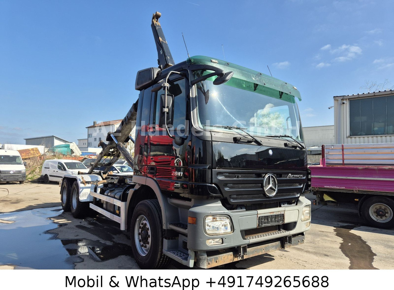 Mercedes-Benz Actros MP3 2641 M BL 6x4*MEILLER-RK-20.67/Analog - Hook lift truck: picture 1 Mercedes-Benz Actros MP3 2641 M BL 6x4*MEILLER-RK-20.67/Analog - Hook lift truck: picture 1