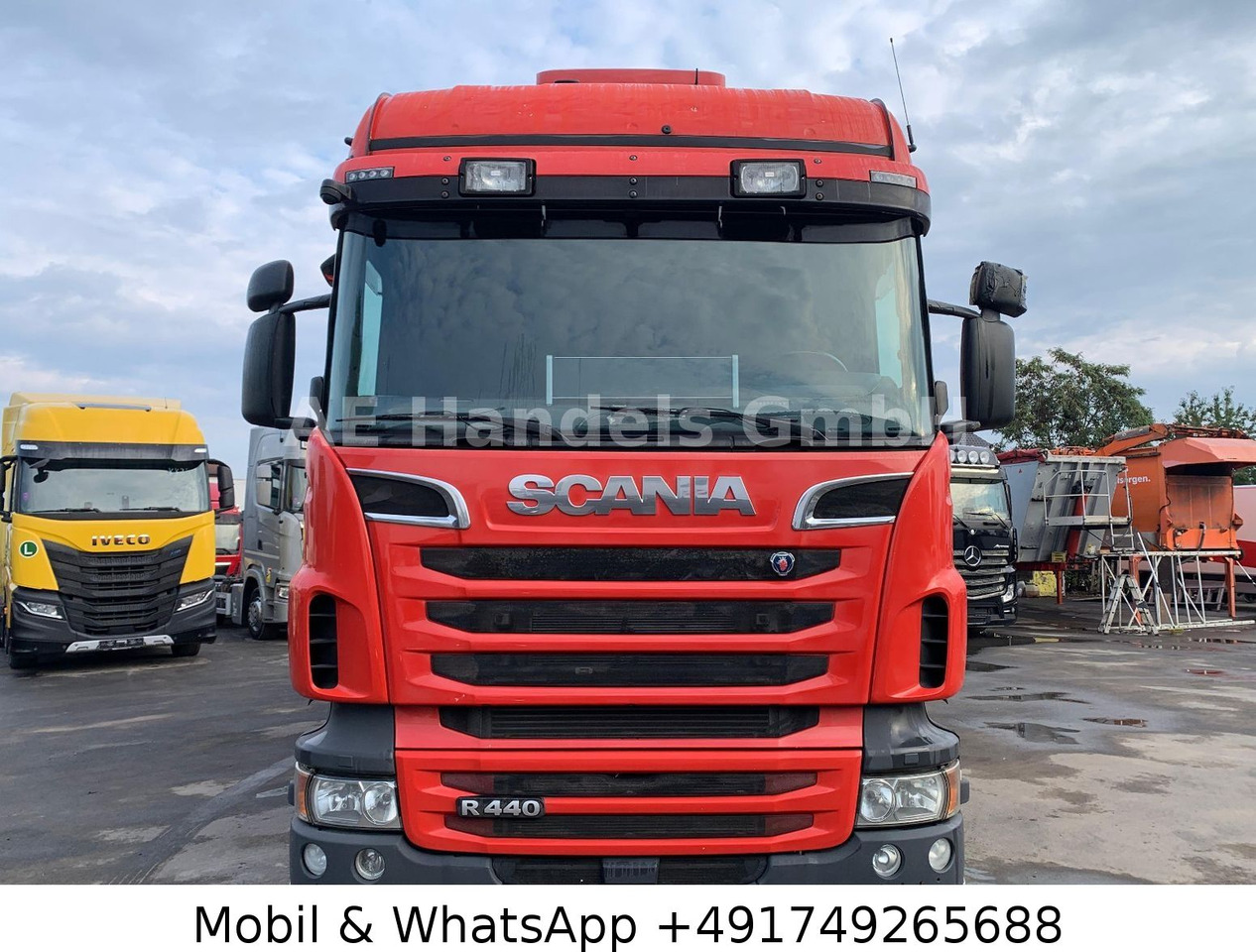 Tipper Scania R440 BL 6x2 *Retarder/Gebläse/Lenk+Lift: picture 12