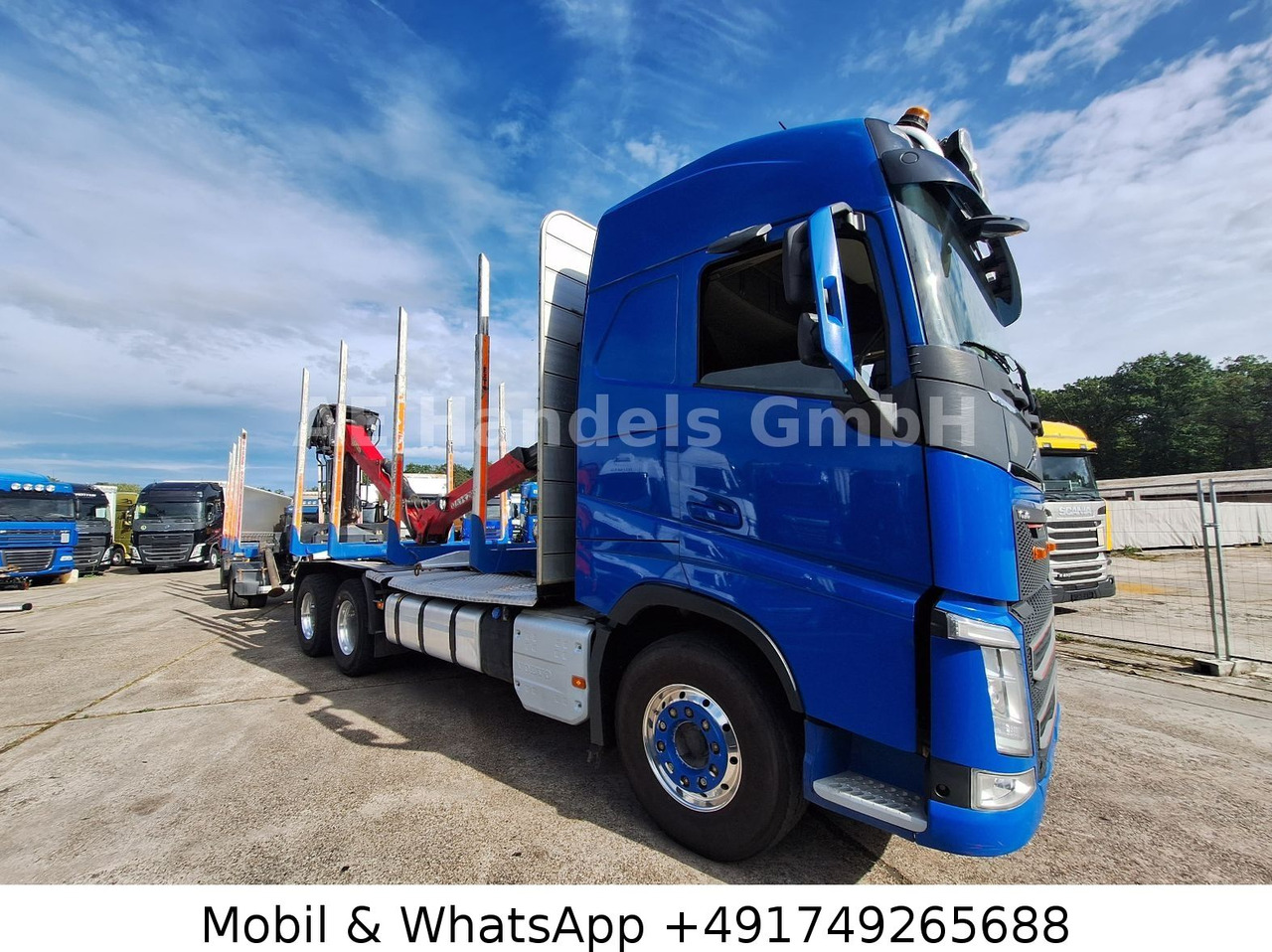 Timber truck, Crane truck Volvo FH 540 Globe BL 6x4 Palfinger M12L80 *Retarder: picture 8 Timber truck, Crane truck Volvo FH 540 Globe BL 6x4 Palfinger M12L80 *Retarder: picture 8