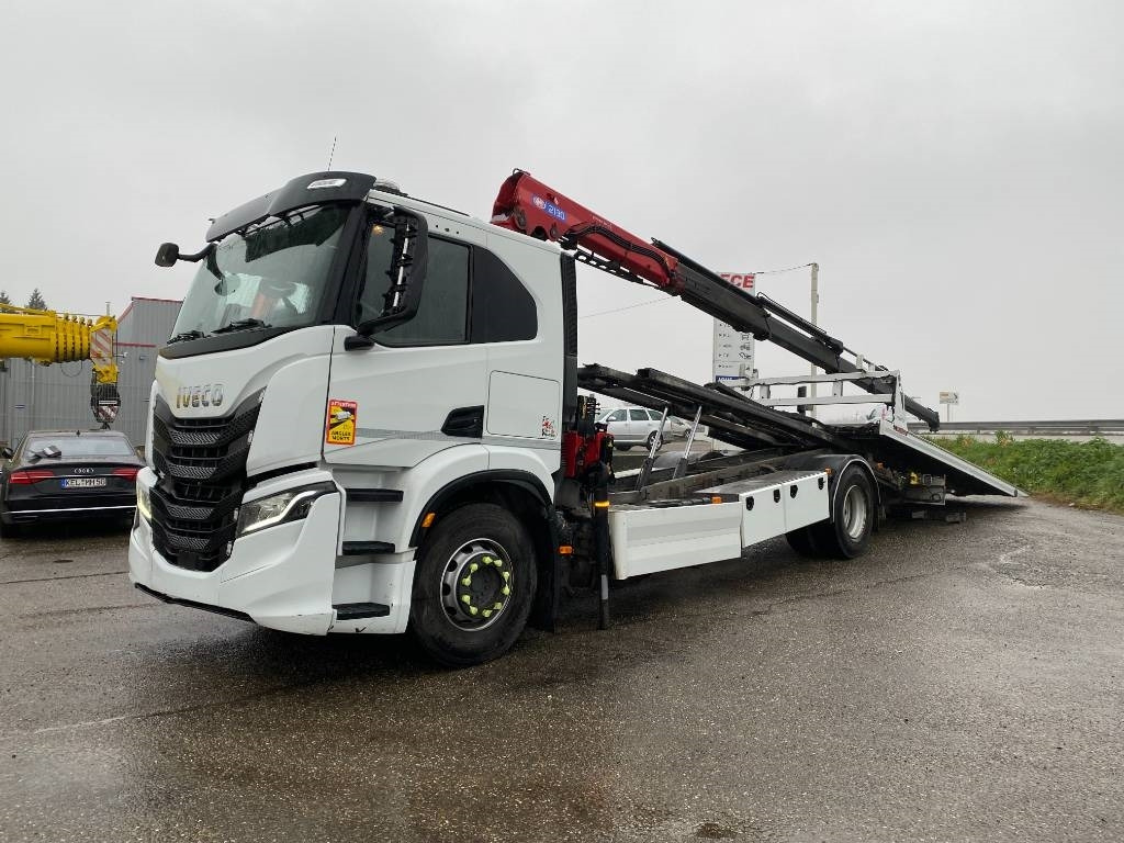 Iveco S WAY480 /FIAULT PF60 +GRUE HMF endommagée - Tow truck: picture 2 Iveco S WAY480 /FIAULT PF60 +GRUE HMF endommagée - Tow truck: picture 2